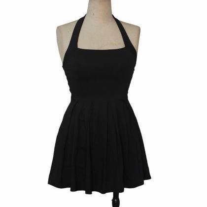 Sexy Black Sleeveless Dress
