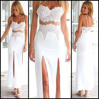 Lace Strapless Dress With Women's..