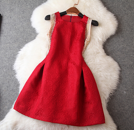 Retro Red Tutu Dress